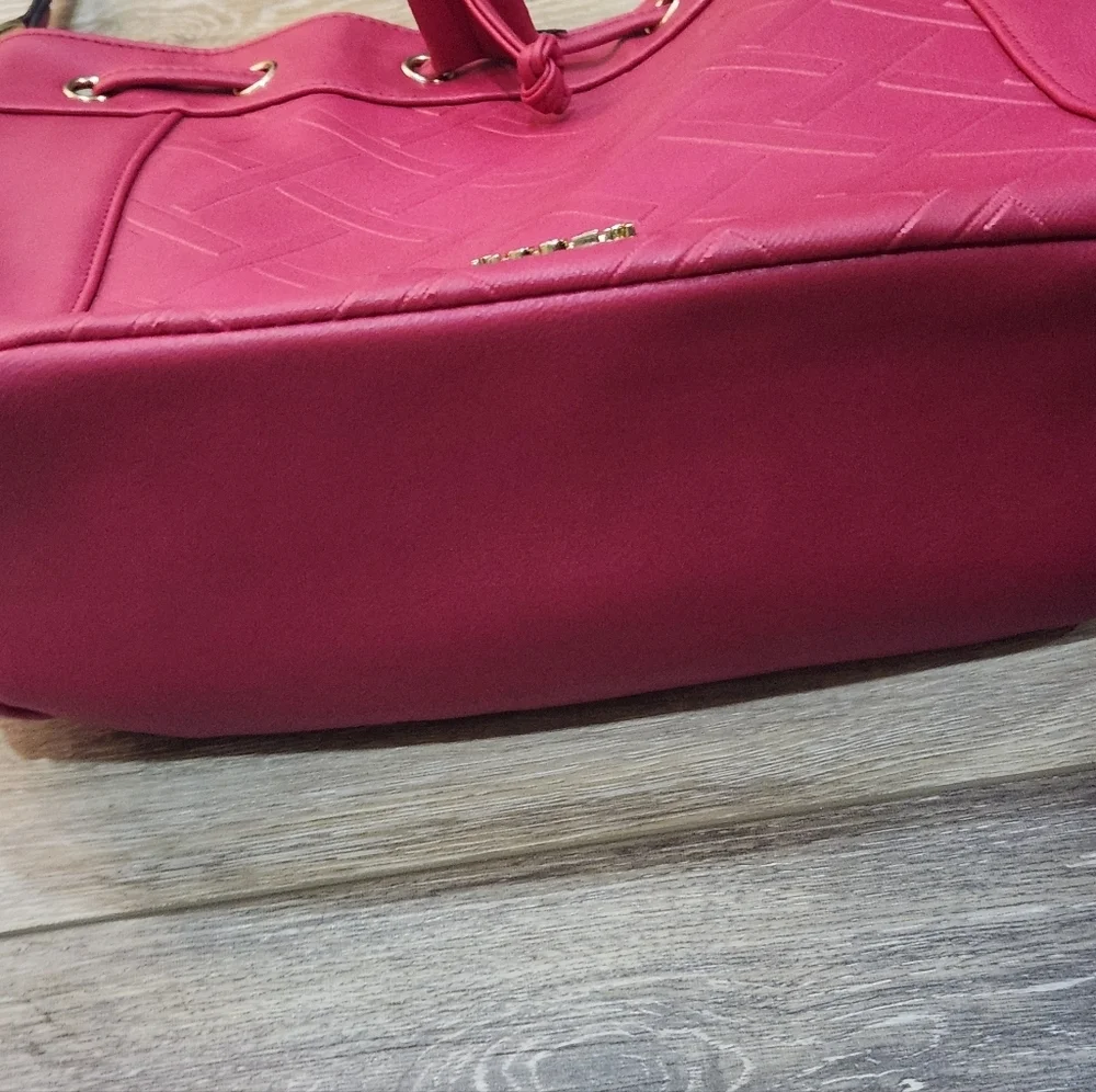 Huser Hot Pink Medium Bucket Bag Purse